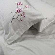 Постільна білизна Dantela Vita сатин з вишивкою - Huma Maldiv євро