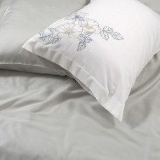 Постільна білизна Dantela Vita сатин з вишивкою - Hare Maldiv євро