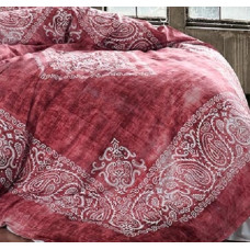 Постільна білизна Dantela Vita сатин Digital с 3D принтом - Grace brick цегляний євро