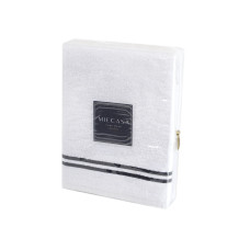 Рушник MieCasa - Milano beyaz-siyah білий-чорний 50*90