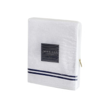 Рушник MieCasa - Milano beyaz-lacivert білий-синій 50*90