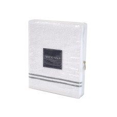 Рушник MieCasa - Milano beyaz-antrasit білий-антрацит 50*90