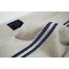 Рушник MieCasa - Milano bej-lacivert бежевий-синій 50*90