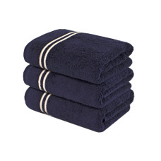 Рушник MieCasa - Milano lacivert-bej синій-бежевий 50*90