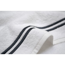 Рушник MieCasa - Milano beyaz-siyah білий-чорний 85*145