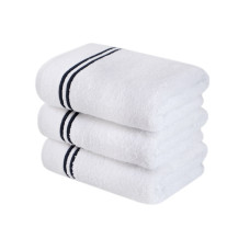 Рушник MieCasa - Milano beyaz-siyah білий-чорний 85*145