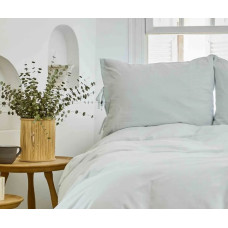 Постільна білизна Karaca Home - 4 Element Hava Su a.mavi світло- блакитний євро
