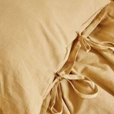 Постільна білизна Karaca Home - 4 Element Hava Toprak a.hardal світло-гірчичний полуторний