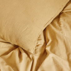 Постільна білизна Karaca Home - 4 Element Hava Toprak a.hardal світло-гірчичний полуторний