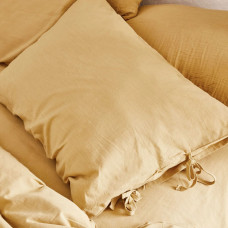 Постільна білизна Karaca Home - 4 Element Hava Toprak a.hardal світло-гірчичний полуторний