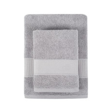 Рушник махровий Lotus Home - Dena gri сірий 70*140