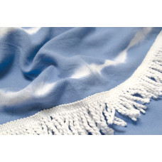 Рушник Barine Pestemal - Swirl Roundie 150*150 Blue