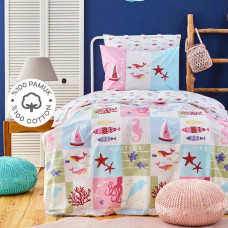 Постільна білизна Nautica Home - Marine ранфорс підлітковий