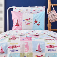 Постільна білизна Nautica Home - Marine ранфорс підлітковий
