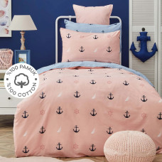 Постільна білизна Nautica Home - Anchor ранфорс підлітковий