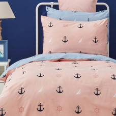 Постільна білизна Nautica Home - Anchor ранфорс підлітковий