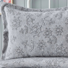 Покривало з наволочками Nautica Home - Doris a.gri світло-сірий 230*240