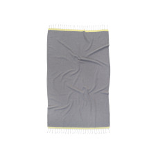 Рушник Barine Pestemal - Basak 95*165 Grey-Yellow сірий-жовтий