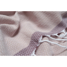 Рушник Barine Pestemal - Basak 95*165 Powder-Mauve пудровий-ліловий