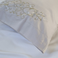 Постільна білизна Dantela Vita сатин з вишивкою - Elegance євро