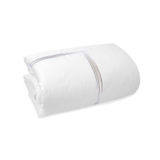 Постільна білизна MieCasa сатин - Beverly bej-gri бежевий-сірий євро