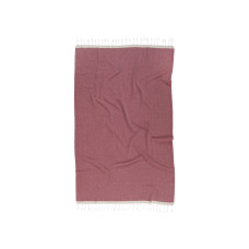 Рушник Barine Pestemal - Basak 95*165 Marsala-Beige марсала-бежевий