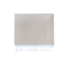 Рушник Barine Pestemal - Basak 95*165 Beige-Mint бежевий-ментоловий