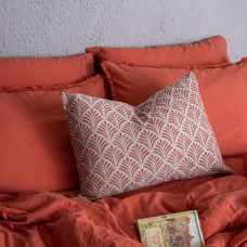 Постільна білизна Buldans - Burumcuk dusky red темно-червоний євро