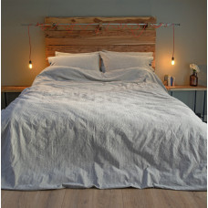 Постільна білизна Lotus Home Washed cotton - Daften antracite полуторний