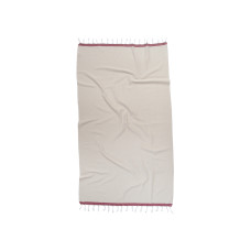 Рушник Barine Pestemal - Basak 95*165 Beige-Marsala бежевий-марсала