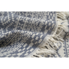 Рушник Barine Pestemal - Nordic indigo синій 90*160