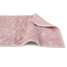 Набір килимків Karaca Home - Kelly Flower pudra пудровий 50*80+50*40