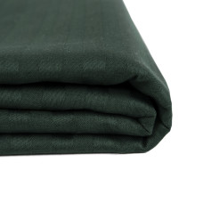 Простирадло Iris Home Готель - Сатин Страйп 1*1 смарагд 180*200*25 на резинці