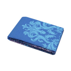 Простирадло Iris Home ранфорс - Chris синій 140*200+25 на резинці