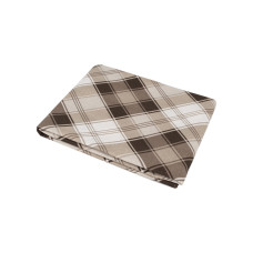 Простирадло Iris Home ранфорс - Brok кавовий 140*200+25 на резинці