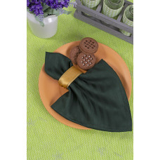 Набір столових серветок Iris Home - Смарагд сатин страйп 1*1 50*50 (6 од)