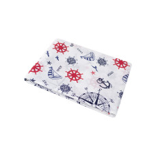 Підковдра Iris Home ранфорс - Anchor синій 145*210