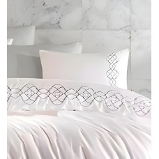 Постільна білизна Dantela Vita сатин з вишивкою - Victoria maldiv мальдіви євро