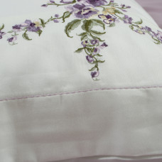 Постільна білизна Dantela Vita сатин з вишивкою - Nisa сімейний