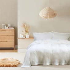 Покривало Lotus Home - Rius off white молочний 180*240