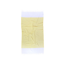 Рушник Barine Pestemal - White Imbat 90*170 Yellow жовтий