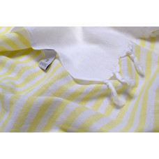 Рушник Barine Pestemal - White Imbat 90*170 Yellow жовтий