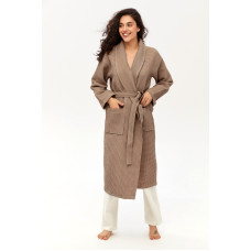 Халат Lotus Home - Waffle kahve XL