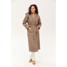 Халат Lotus Home - Waffle kahve L