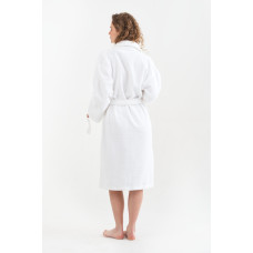 Халат махровий Lotus Home - Basic Line white S