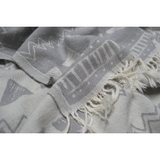 Рушник Barine Pestemal - Chalkboard 95*165 Grey сірий