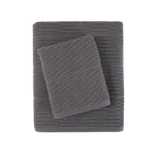 Рушник Lotus Home - Sophie antrasit антрацит 90*150