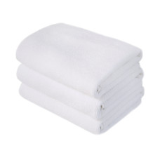 Рушник махровий Lotus Home - Total soft white білий 50*90 (20/2) 500 г/м²