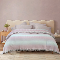 Покривало Lotus Home - Lagos рожевий/м'ятний 230*240