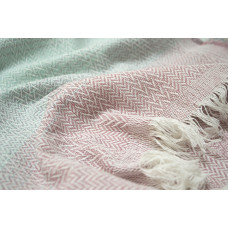 Покривало Lotus Home - Lagos рожевий/м'ятний 230*240